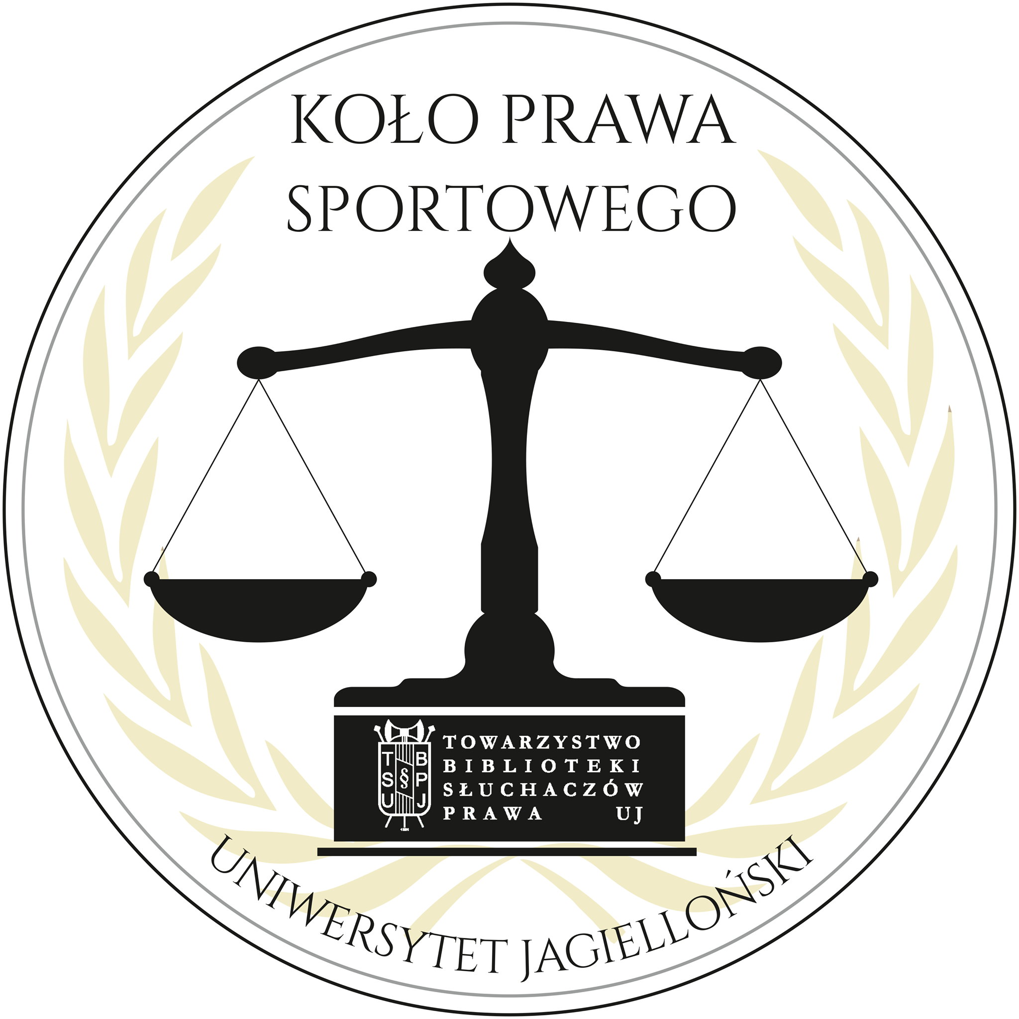 logotyp Koła Koło Naukowe Prawa Sportowego TBSP UJ