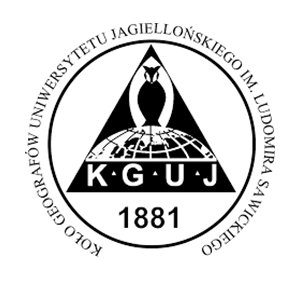 logotyp Koła Koło Geografów UJ im. Ludomira Sawickiego