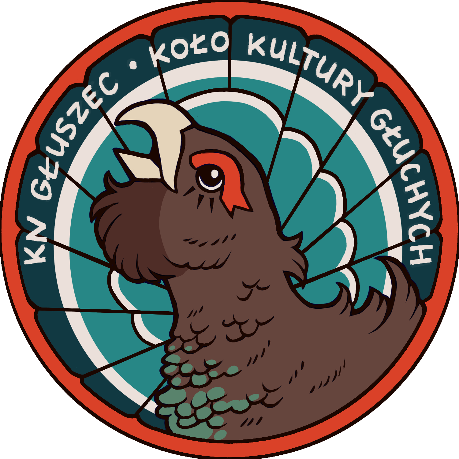 logotyp Koła Koło Naukowe Głuszec UJ