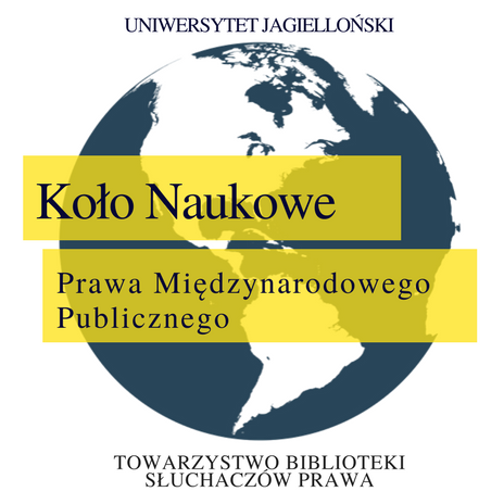 logotyp Koła Koło Naukowe Prawa Międzynarodowego Publicznego TBSP UJ
