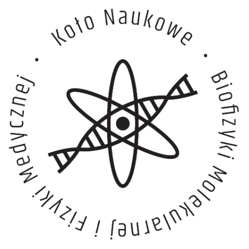 logotyp Koła Koło Naukowe Biofizyki Molekularnej i Fizyki Medycznej